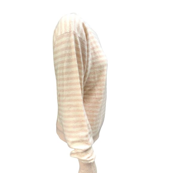 Nancy Heller Size 1 Blush Beige Cashmere Cardigan Quiet Luxury Knit Core - Picture 5 of 9